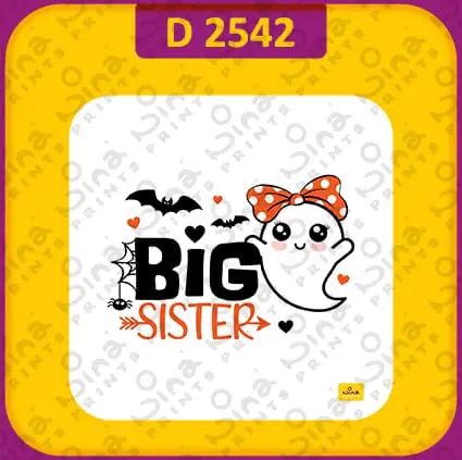 D 2542 هالوين الأخت الكبرى فتاة شبح