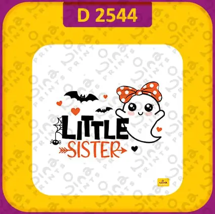 D 2544 هالوين الأخت الصغيرة الفتاة الشبح