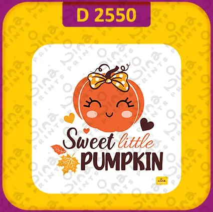 D 2550 تصاميم هالوين فتاة اليقطين الصغيرة اللطيفة