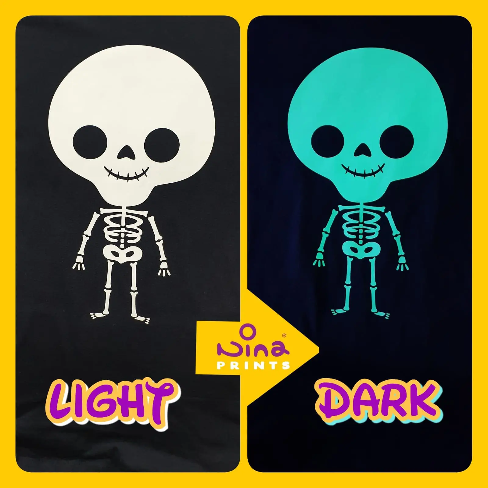 تي شيرت الهالوين الأسود